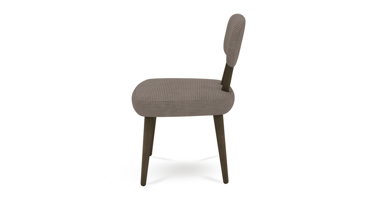 Lyno Ausziehbares Esstisch-Set (Bank&4-teiliges Roa) - Cord Velours