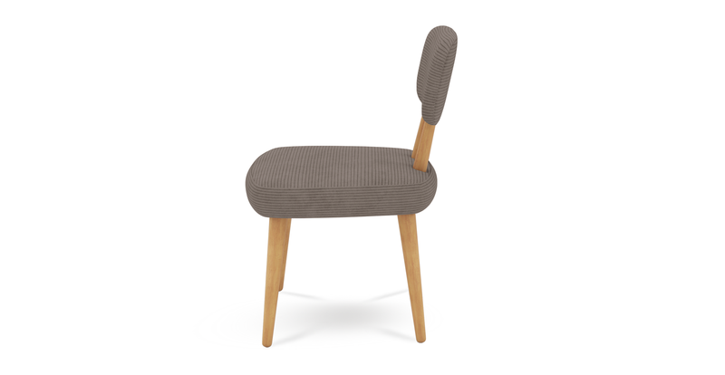 Lyno Ausziehbares Esstisch-Set (Bank&4-teiliges Roa) - Cord Velours