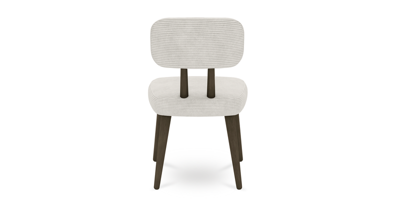 Lyno Festes Esstisch-Set (Bank&4-teiliges Roa) - Cord Velours