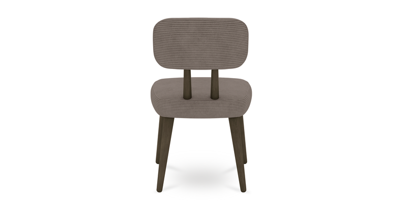 Lyno Ausziehbares Esstisch-Set (Bank&4-teiliges Roa) - Cord Velours