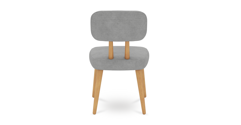Lyno Festes Esstisch-Set (Bank&4-teiliges Roa) - Cord Velours
