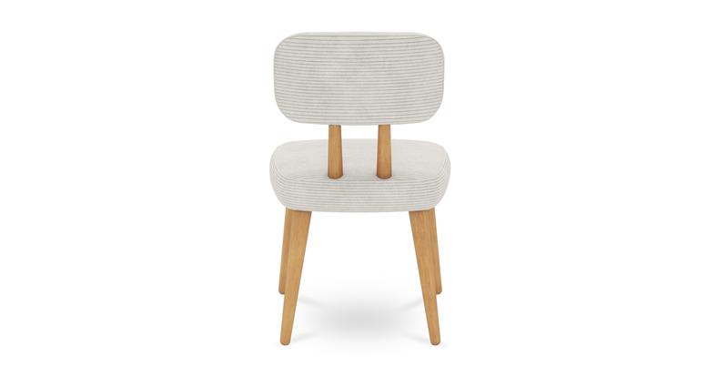 Lyno Festes Esstisch-Set (Bank&4-teiliges Roa) - Cord Velours
