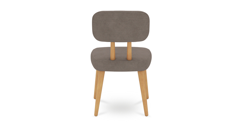 Lyno Ausziehbares Esstisch-Set (Bank&4-teiliges Roa) - Cord Velours