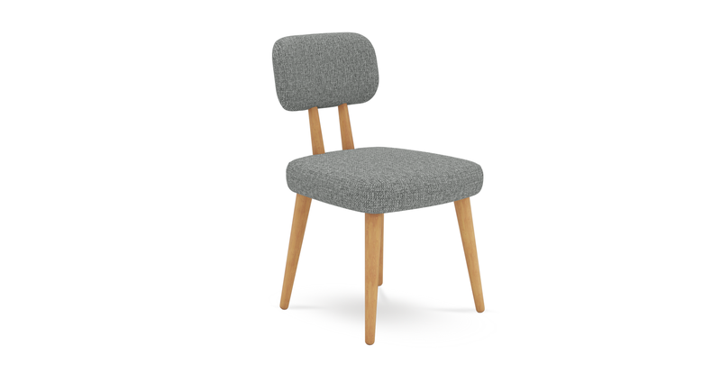 Lyno fixed dining table set (bench&4-piece roa) - fabric