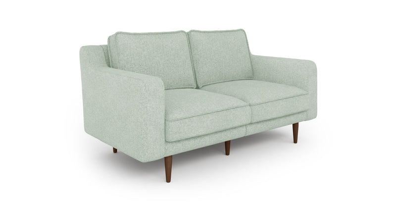 Klem Slim 2-Seater Modular Sofa Wooden Leg - Woven