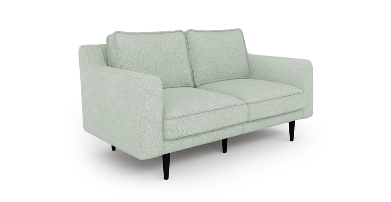 Klem Slim 2-Seater Modular Sofa Wooden Leg - Woven