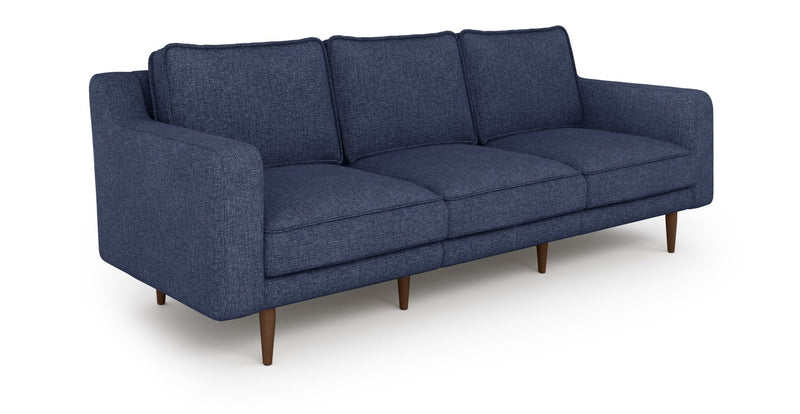 Klem Slim 3-Seater Modular Sofa Wooden Leg - Woven