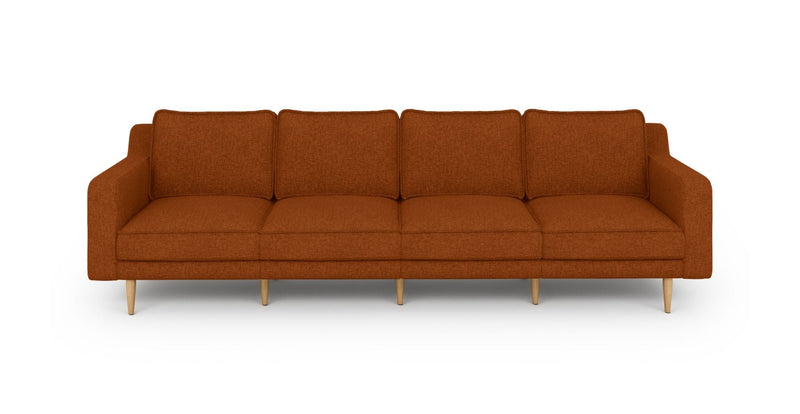 Klem Slim 4-Seater Modular Sofa Wooden Leg - Woven