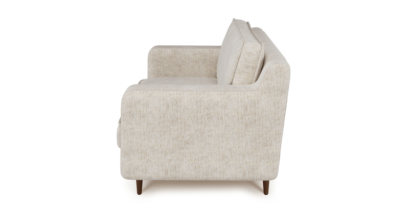 Klem Slim Loveseat Wooden Leg - Natural Woven
