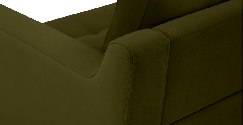 Modsy 4-Sitzer Modular Sofa Holzbein - Samt