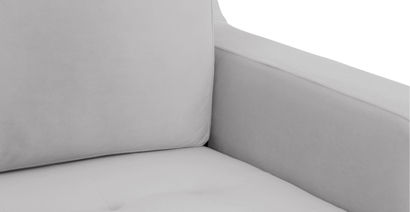 Modsy 3-Sitzer Modular Sofa Holzbein - Samt