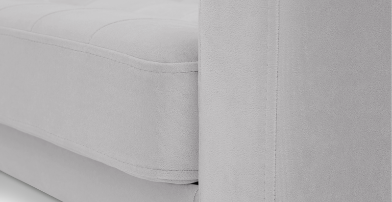 Modsy Sessel Zylindrisch Holzbein - Samt