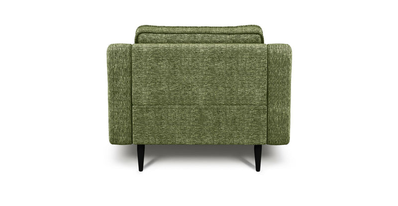 Klem Slim Chaise Lounge Wooden Leg - Natural Woven