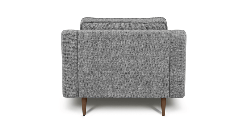 Klem Slim Chaise Lounge Wooden Leg - Natural Woven