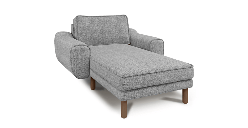 Klem Recamiere Zylindrisch Holzbein - Naturgewebe