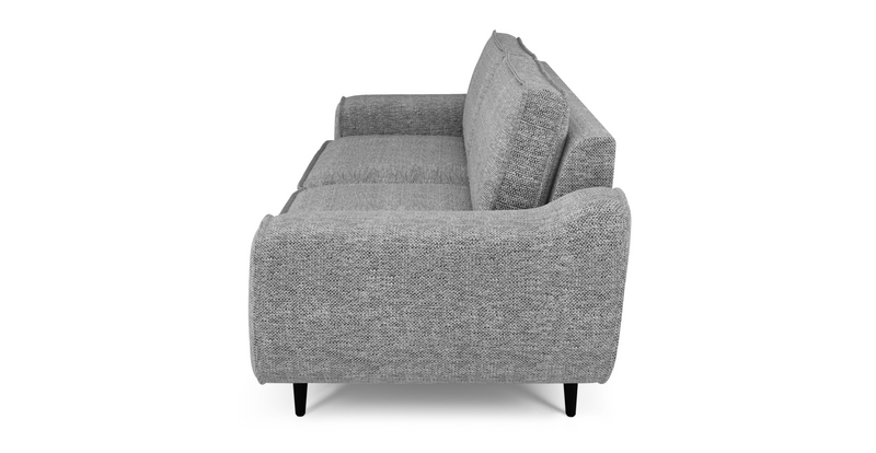 Klem 2 seater sofa wooden leg - natural fabric