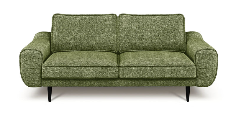 Klem 2 seater sofa wooden leg - natural fabric