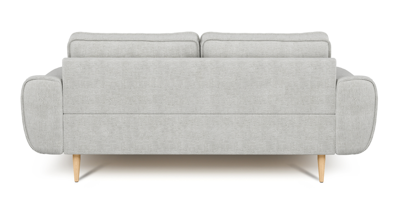 Klem 2 seater sofa wooden leg - natural fabric
