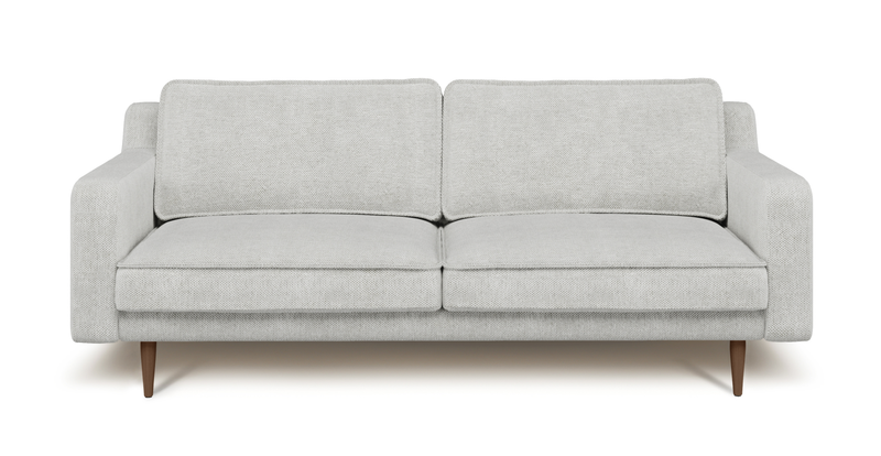 Klem Slim 3-Sitzer Sofa Holzbein - Naturgewebe