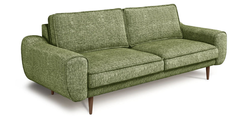 Klem 3-Sitzer Sofa Holzbein - Naturgewebe