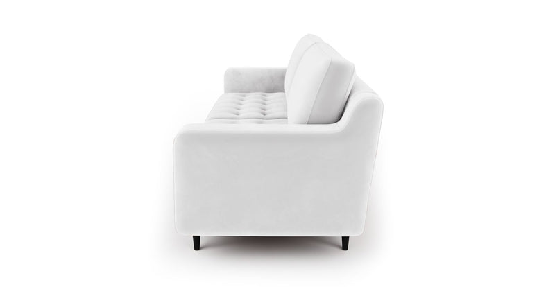 Modsy 3-Sitzer Sofa Holzbein - Samt