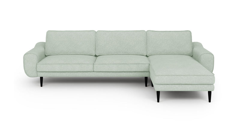 Klem 306 x 171 Sektional Holzbein - Gewebe
