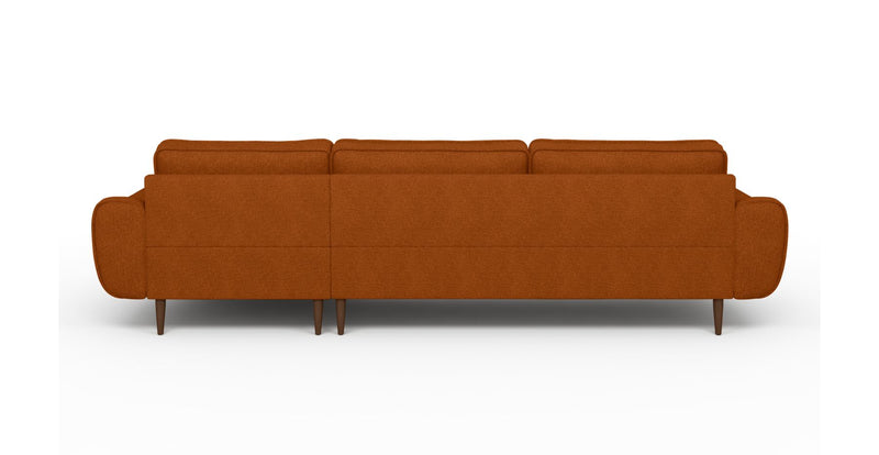 Klem 306 x 171 Sektional Holzbein - Gewebe