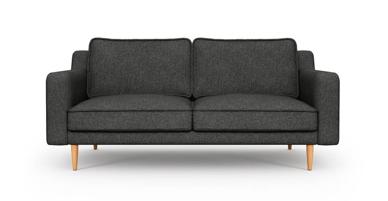 Klem Slim 2-Seater Sofa Wooden Leg - Woven