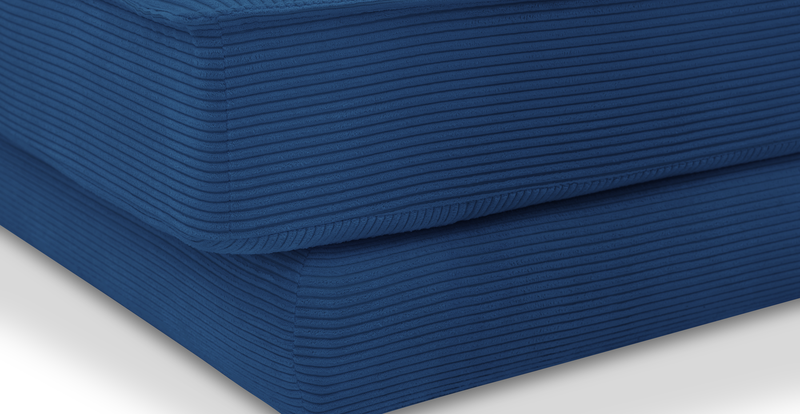 Klem 357 x 171 Sectional wooden leg - Cord velour