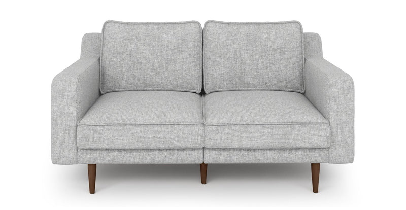 Klem Slim 2-Seater Modular Sofa Wooden Leg - Woven