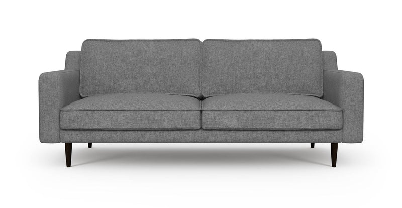 Klem Slim 3-Sitzer Sofa Holzbein - Gewebe