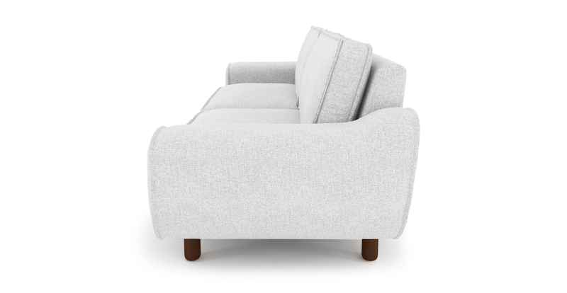 Klem 3-Seater Sofa Cylindrical Wooden Leg - Woven