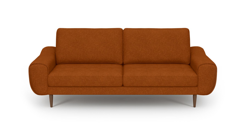 Modsy Bold 3-Sitzer Sofa Holzbein - Gewebe