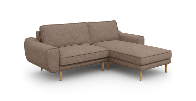 Klem 226 x 171 Sektional Holzbein - Gewebe
