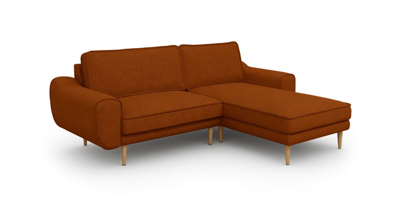 Klem 226 x 171 Sektional Holzbein - Gewebe