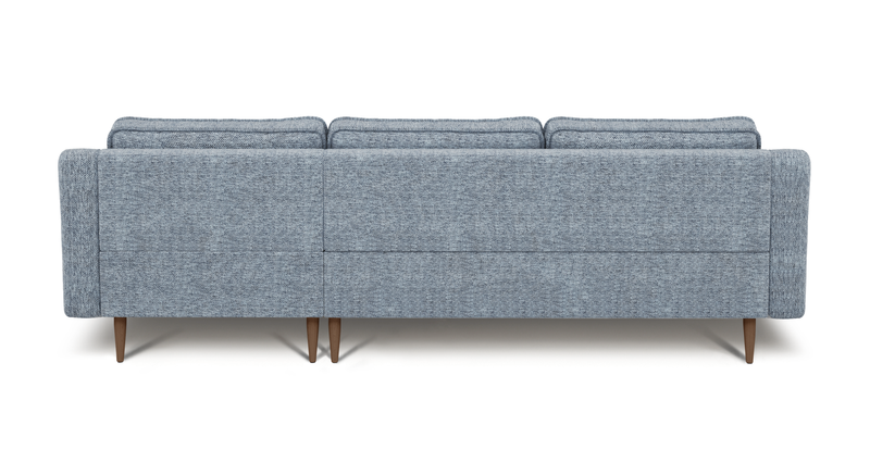 Klem Slim 4-Sitzer Sofa Holzbein - Naturgewebe