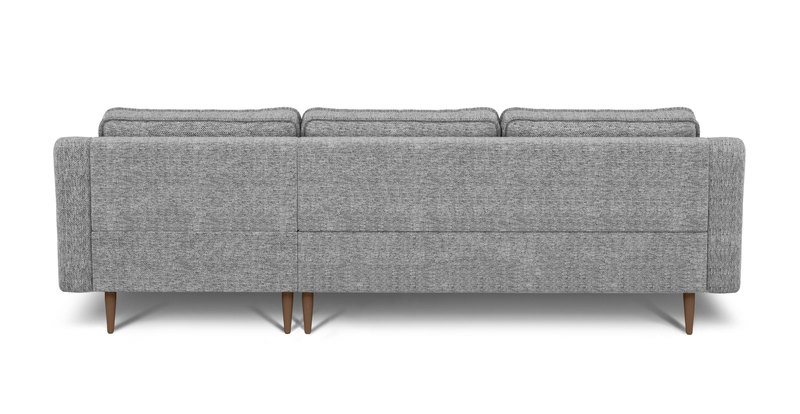 Klem Slim 4-Sitzer Sofa Holzbein - Naturgewebe