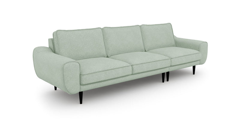 Klem 4-Sitzer Sofa Holzbein - Gewebe