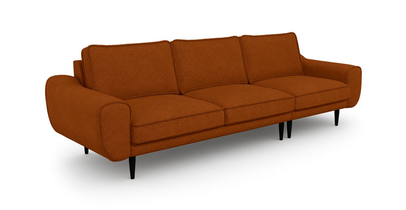 Klem 4-Sitzer Sofa Holzbein - Gewebe