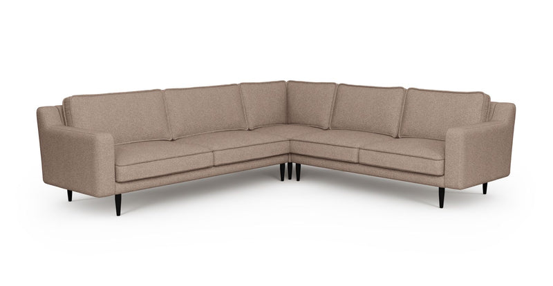 Klem Slim 283 x 257 Sectional Wooden Leg - Woven