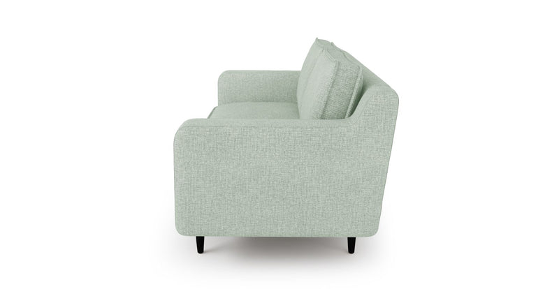 Klem Slim 2-Seater Modular Sofa Wooden Leg - Woven