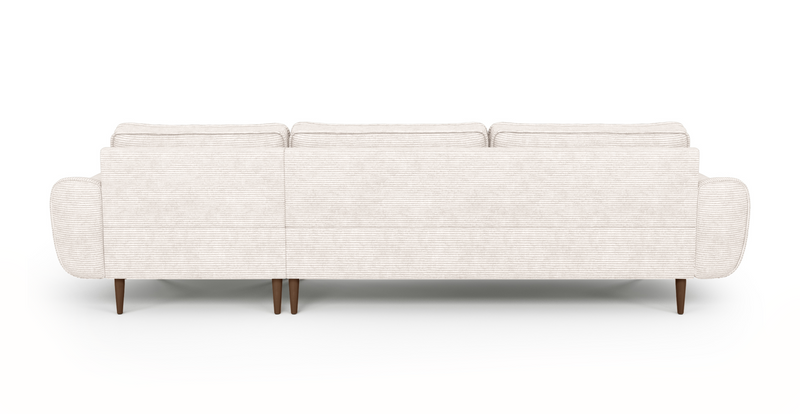 Klem 306 x 171 Sectional Wooden Leg - Cord Velour