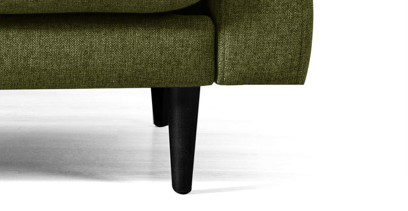 Modsy 3-Sitzer Sofa Groß Holzbein - Gewebe