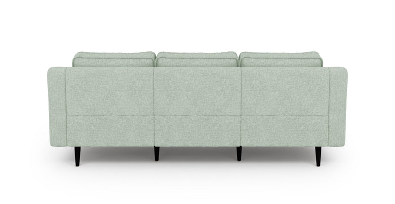 Klem Slim 3-Seater Modular Sofa Wooden Leg - Woven