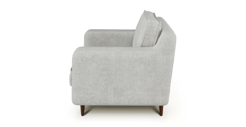Klem Slim Armchair Wooden Leg - Natural Woven