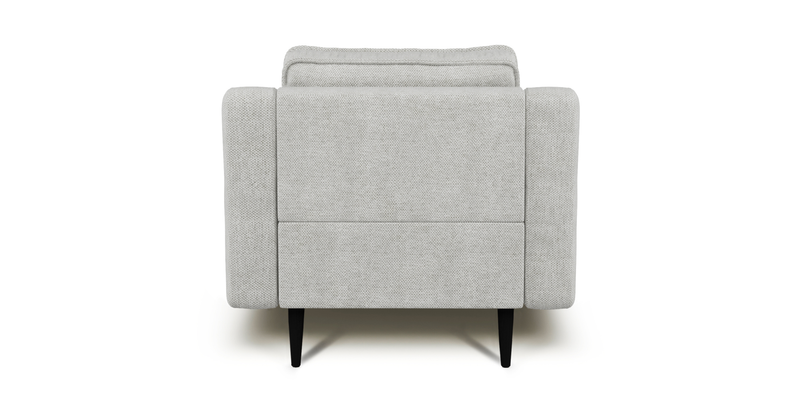 Klem Slim Armchair Wooden Leg - Natural Woven