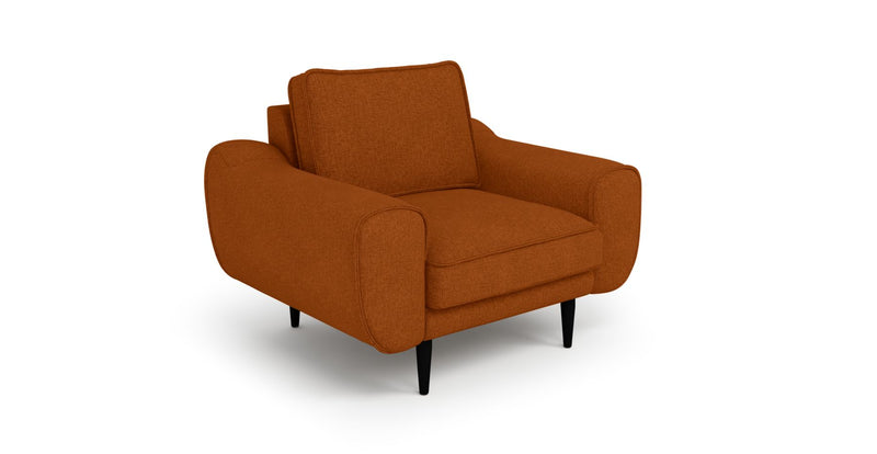 Klem Sessel Holzbein - Gewebe