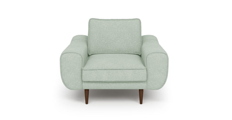 Klem Sessel Holzbein - Gewebe
