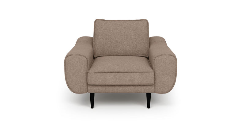 Klem Sessel Holzbein - Gewebe