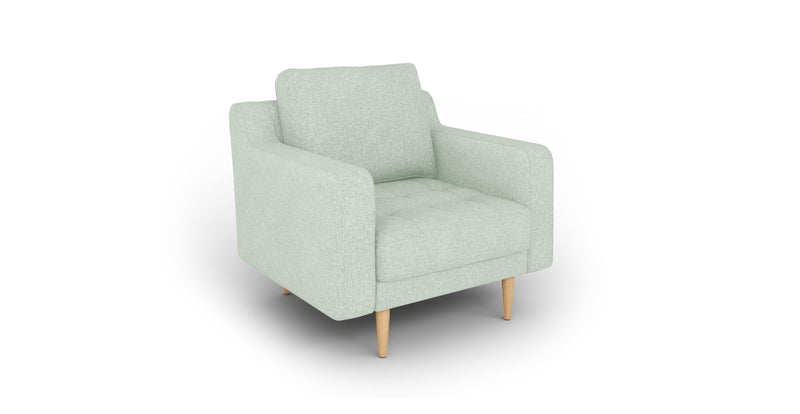 Modsy Armchair Wooden Leg - Woven